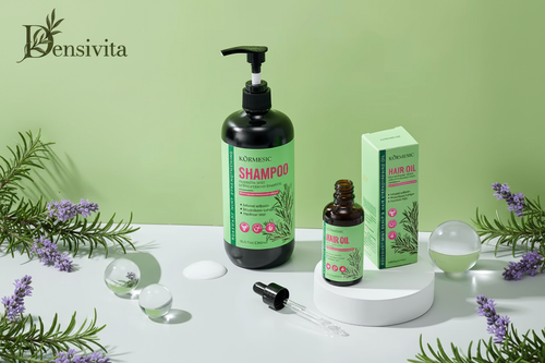 Densivita - Shampoo & Hair Oil cu logo